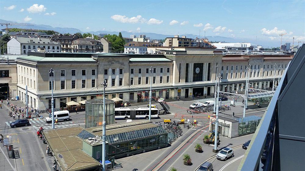 Visionapartments Place De Cornavin - Contactless Check-In جنيفا المظهر الخارجي الصورة
